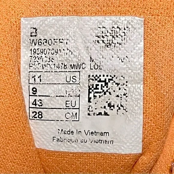 New Balance Fresh Foam 680 V7 Purple/Black/Orange Women's Running Shoes Size 11B - Picture 4 of 16